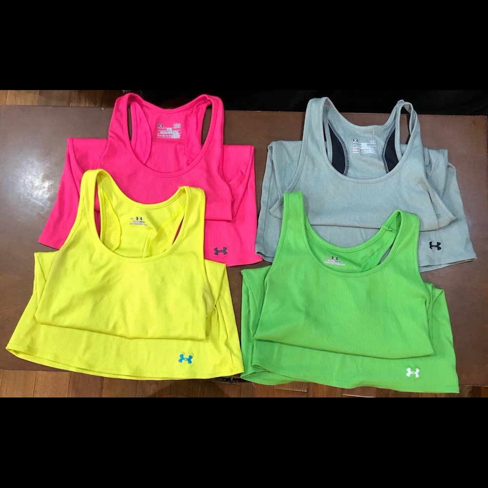 NEW Under Armour Lot of 4 Tank Tops Size Large
